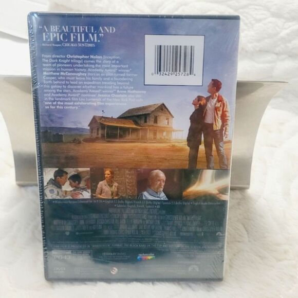 Interstellar DVD Matthew Mcconaughey Anne Hathaway New Sealed - Picture 2 of 6